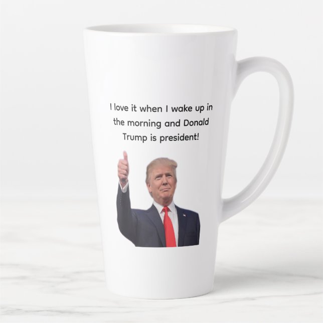 Taza De Café Latte Donald Trump 2024 (Derecha)