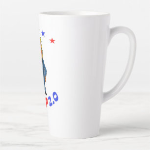 TAZA DE CAFÉ LATTE DONALD TRUMP 2.0
