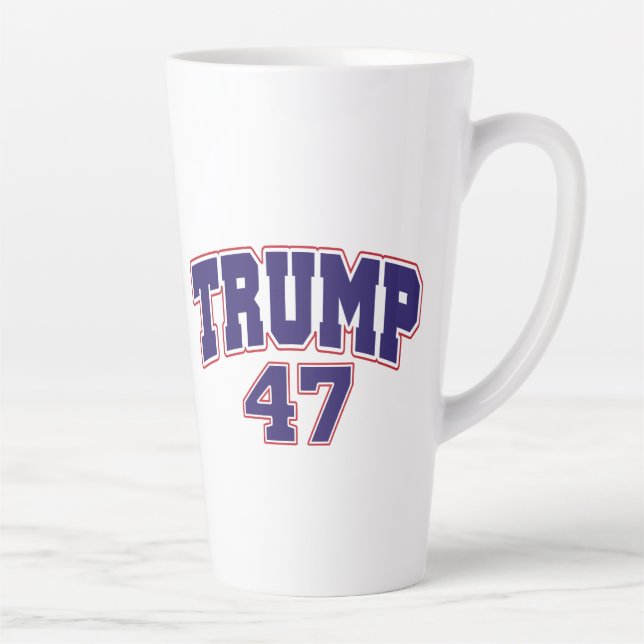 Taza De Café Latte Donald Trump 47 (Derecha)