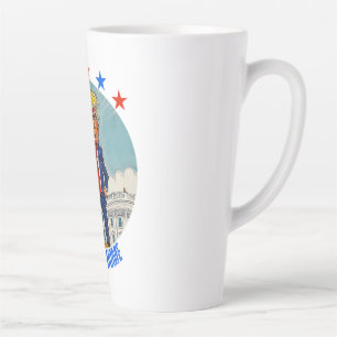 TAZA DE CAFÉ LATTE DONALD TRUMP - LA CASA DE DADDY
