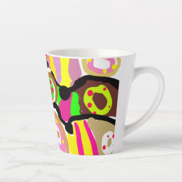 Taza De Café Latte Donas divertidas