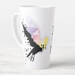 Taza De Café Latte "Donde la oscuridad termina, comienza la esperanza