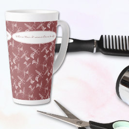 Taza De Café Latte Donde los sueños de cabello viven tu salón de pelo