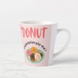 TAZA DE CAFÉ LATTE DONUT BAJO ESTIMACIÓN