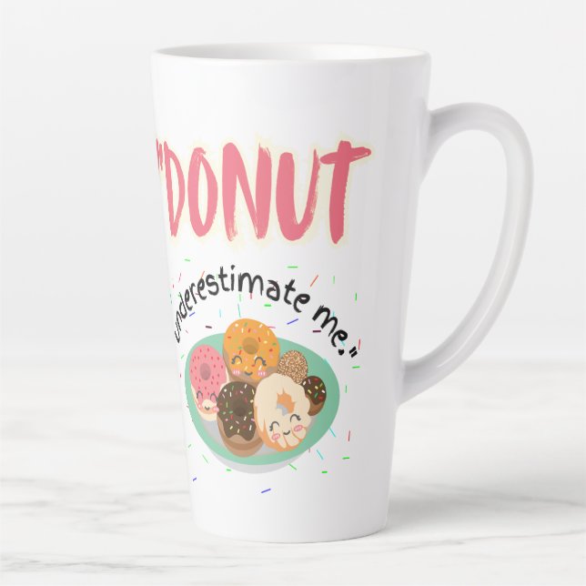 TAZA DE CAFÉ LATTE DONUT BAJO ESTIMACIÓN (Derecha)