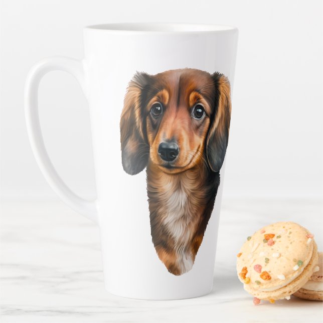 Taza De Café Latte Doxie Doxie Doxie (In situ)
