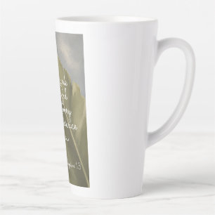 Taza De Café Latte DOY GRACIAS A MI DIOS Filipenses 1:3 Regalo pa