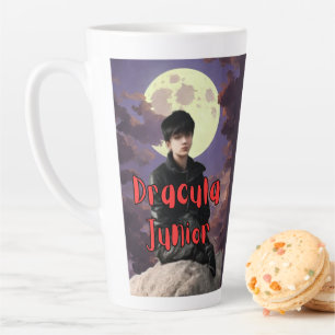 Taza De Café Latte Dracula Junior Large Latte Mug