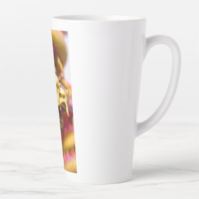 Taza De Café Latte Dragón Chino (Derecha)