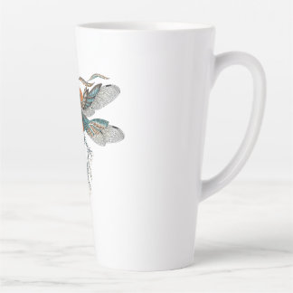 Taza De Café Latte Dragon Fly Tattoo