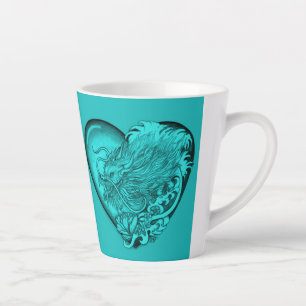 Taza De Café Latte Dragon Heart