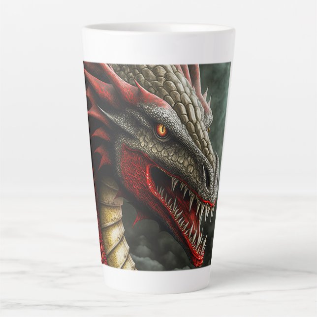 Taza De Café Latte Dragon Latte Mug (Anverso)