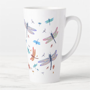 Taza De Café Latte Dragonfly Dragonflies Dragon Fly