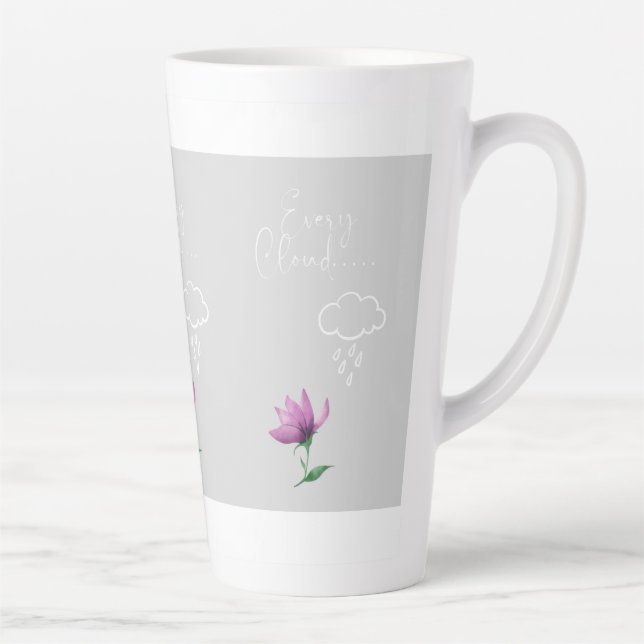 Taza De Café Latte Dreamy Cloud Design (Derecha)