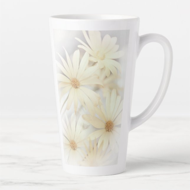 Taza De Café Latte Dreamy Daisies 2 (Derecha)