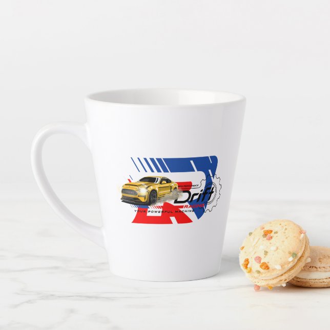 Taza De Café Latte Drifting | Taza de latte (In situ)