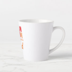Taza De Café Latte DT2 dad- latte mug