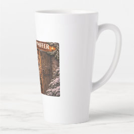 Taza De Café Latte Duchaspirador de Puerta Ladino de Yule Islandés