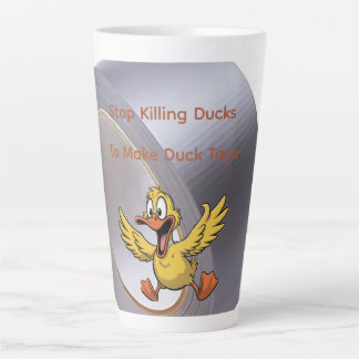 Taza De Café Latte duck tape sarcasm
