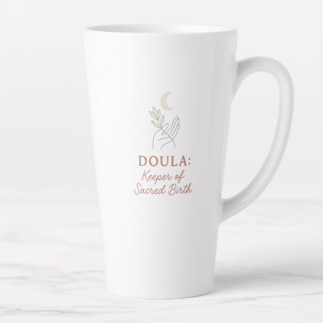 Taza De Café Latte Duda regalo para navidades de cumpleaños o gracias (Derecha)
