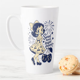 Taza De Café Latte Dulce Día de la Independencia del 4 de Julio