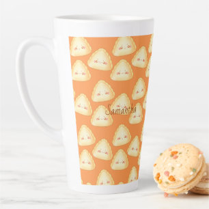Taza De Café Latte Dulce Empanadas De Leche