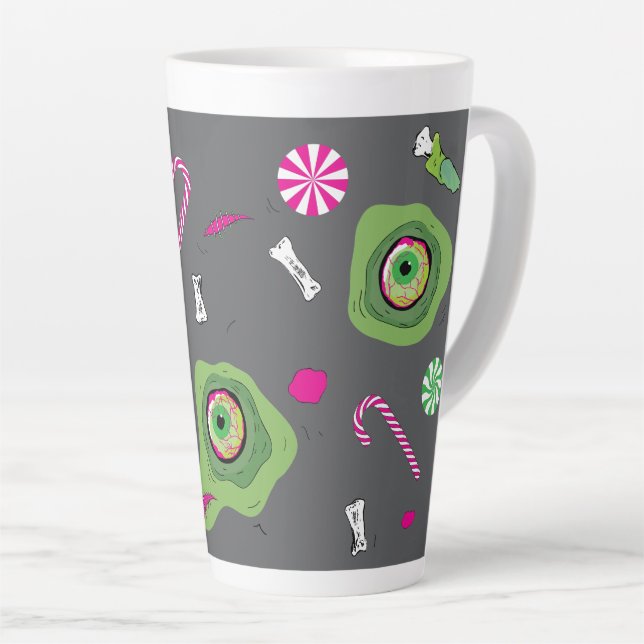 Taza De Café Latte ¡Dulce Muerte Y Dulce! (Ángulo derecho)