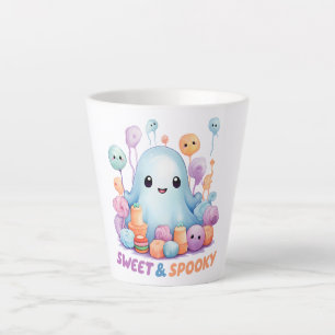 Taza De Café Latte Dulce y espeluznante