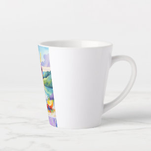 TAZA DE CAFÉ LATTE DULCES RECUERDOS DE VERANO