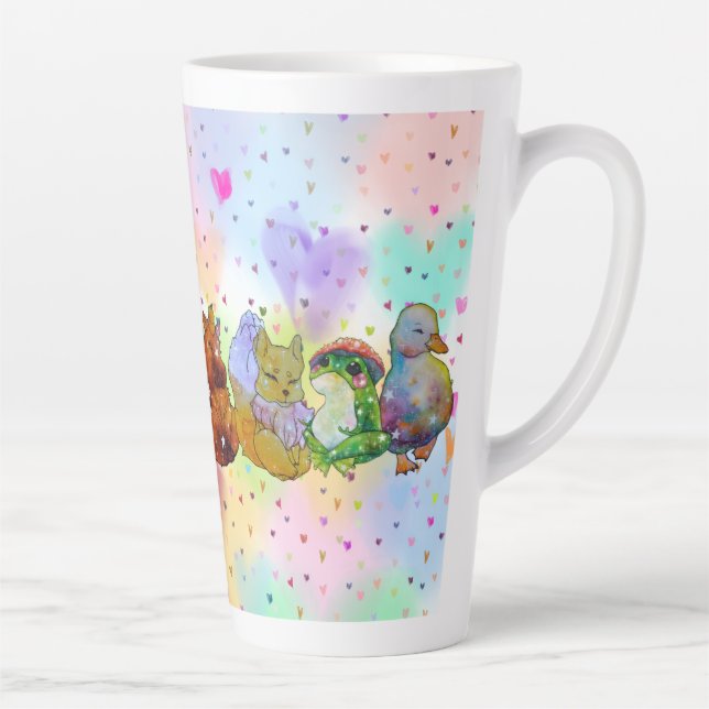 Taza De Café Latte Dulces Suertes (Derecha)