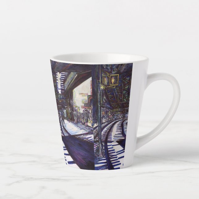 Taza De Café Latte Dustar el piano (Derecha)