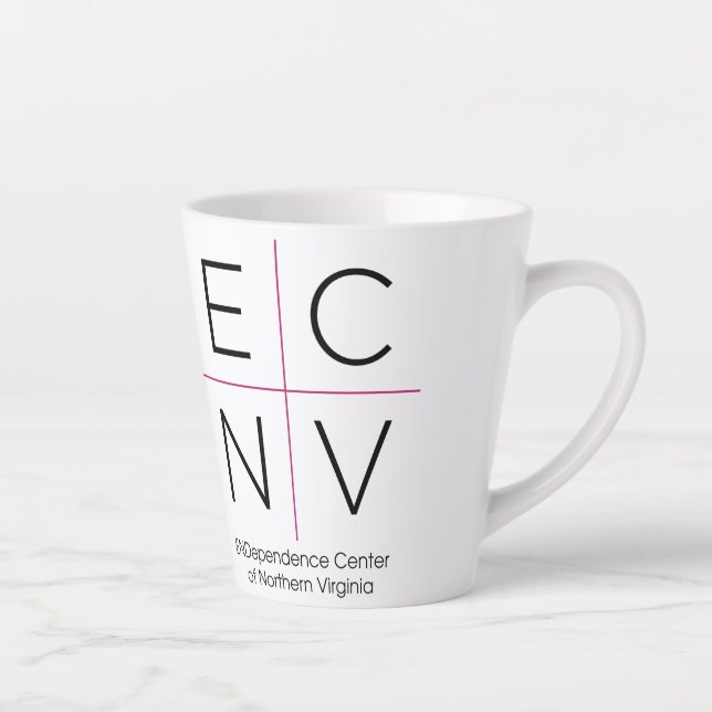 Taza De Café Latte ECNV Latte Mug (Derecha)