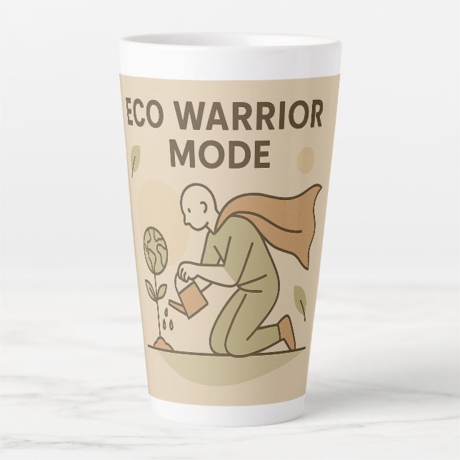 TAZA DE CAFÉ LATTE ECO WARRIOR MUG (Anverso)