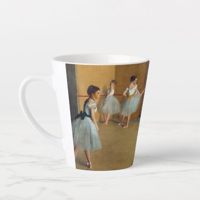 Taza De Café Latte Edgar Degas El Foyer de Baile en la Ópera (Izquierda)