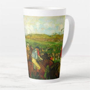 Taza De Café Latte Edgar Degas Horseback Riding