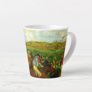 Taza De Café Latte Edgar Degas Horseback Riding