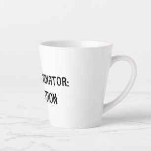 Taza De Café Latte Edición del coordinador del caos - Man