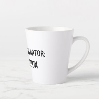 Taza De Café Latte Edición del coordinador del caos - Man