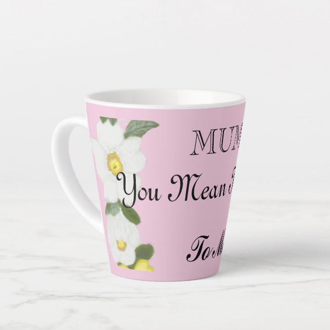 Taza De Café Latte Edición del Día de la Madre (Ángulo izquierdo)