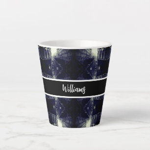 Taza De Café Latte Edificio de coches vintage Argel Argelia