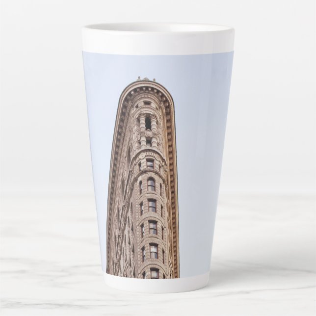 Taza De Café Latte Edificio Flatiron Nueva York  (Anverso)