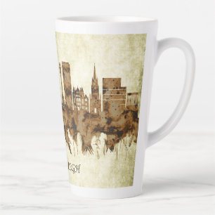 Taza De Café Latte Edinburgh Scotland Cityscape