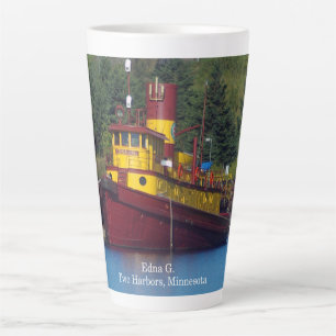 Taza De Café Latte Edna G. latte mug