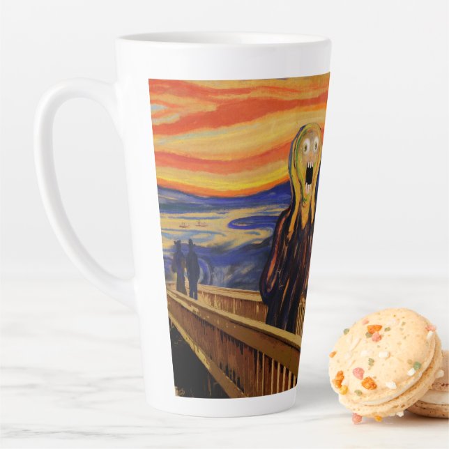 Taza De Café Latte Edvard Munch The Scream Freaked Out (In situ)