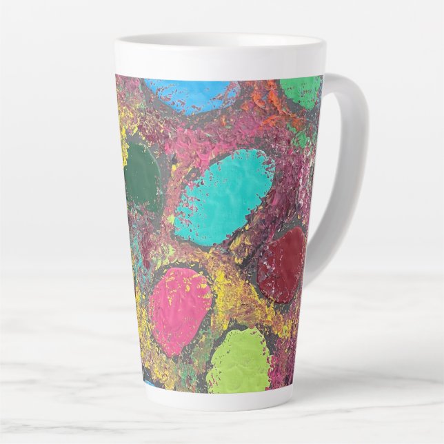 Taza De Café Latte Egnóstico (Ángulo derecho)
