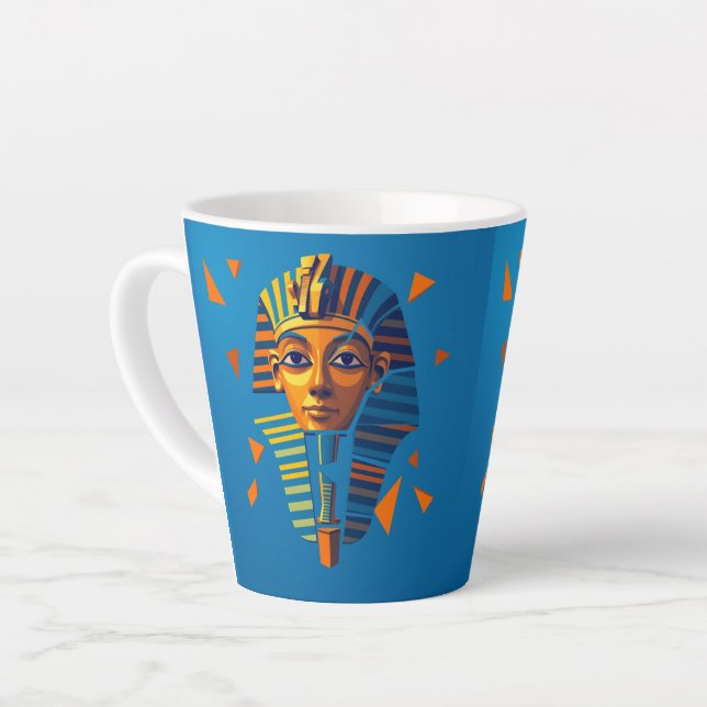 Taza De Café Latte Egyptian art (Ángulo izquierdo)