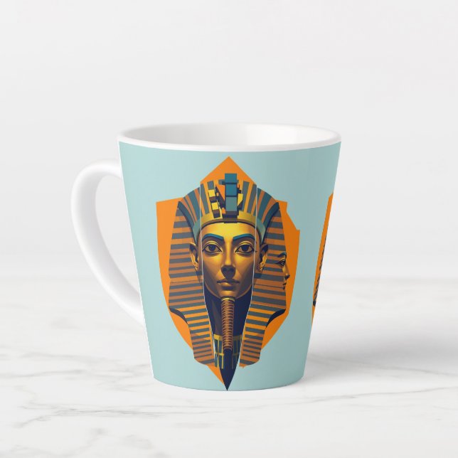Taza De Café Latte Egyptian art  (Ángulo izquierdo)