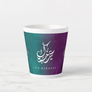 Taza De Café Latte Eid Mubarak Calligraphy Mug