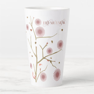 Taza De Café Latte Eid Mubarak Latte Mug - Sol estético Blaze & Leaf