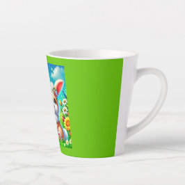 Taza De Café Latte Ein glücklicher Hasse
